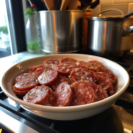 Different servings of Bologna